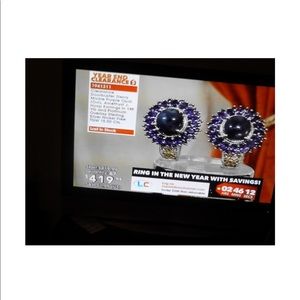 Earrings! Sierra Madre Opal/amethyst!Hoops! Rare!